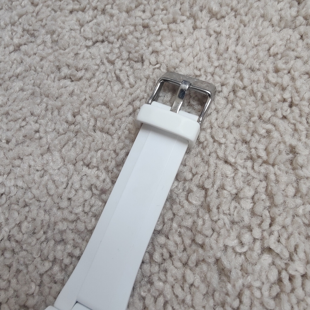 White Adidas Silicone Watch with Original Logo - Picture 4 of 9
